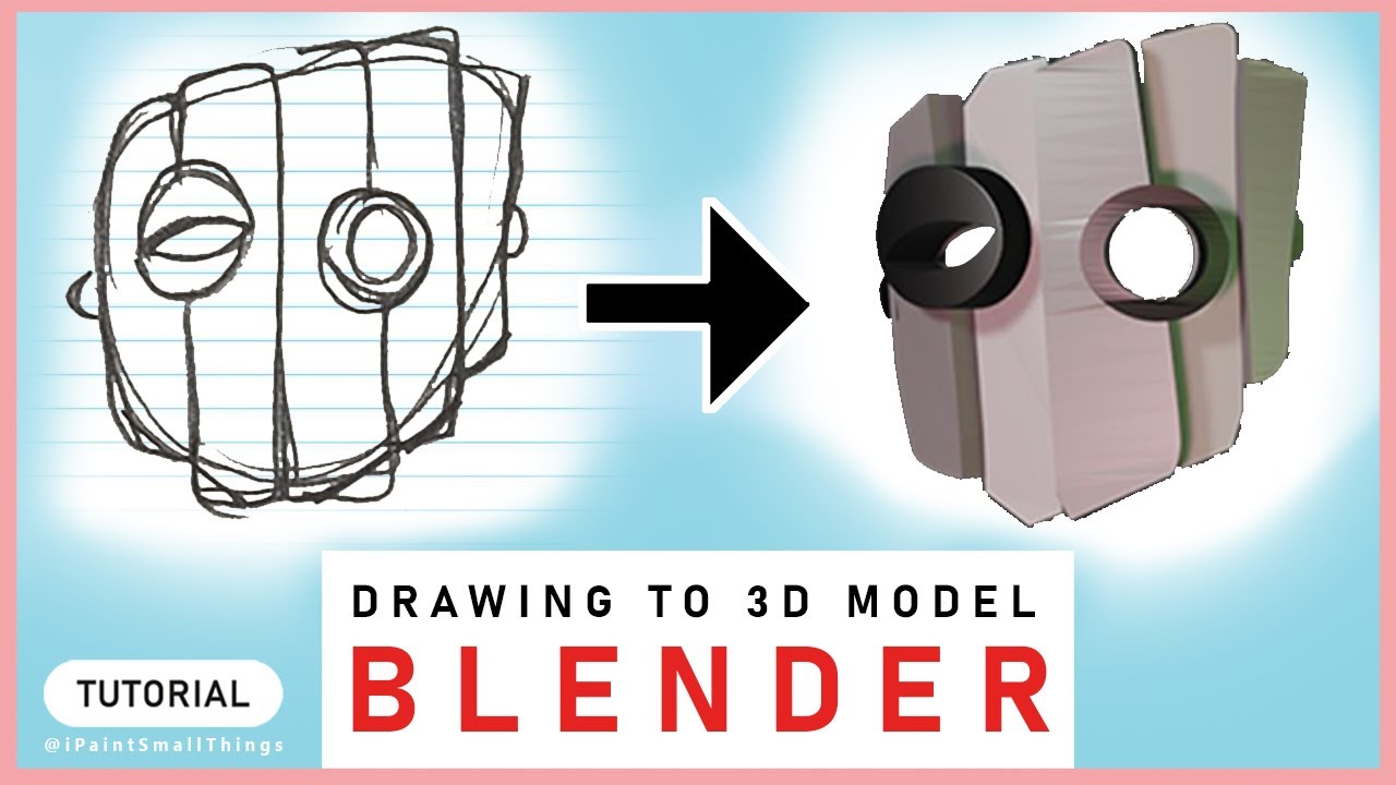 Легко превращайте рисунок в 3D-модель в Blender