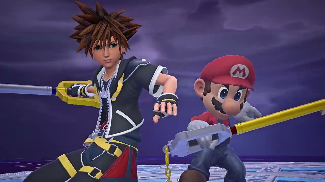 Kingdom Hearts 3 - Mario and Sora vs Sephiroth (MOD)