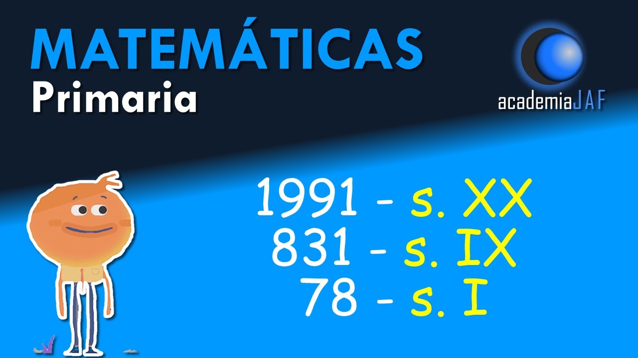 Cómo pasar de años a SIGLOS