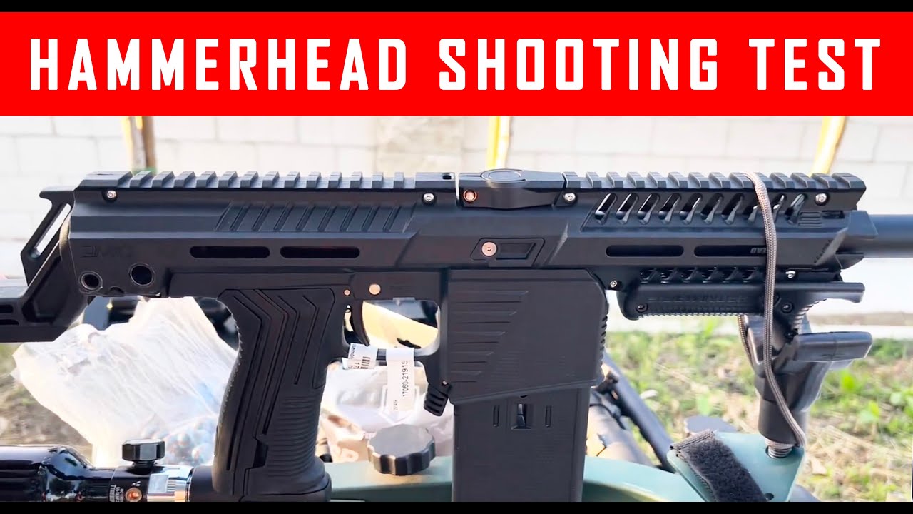 Get Higher FPS Velocity With Hammerhead Rifled Barrel Shooting  Paintball With Planet Eclipse EMF100