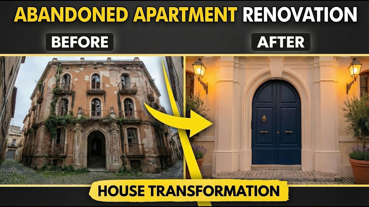 Abandoned for 80 Years. We Brought It Back. (Full Mediterranean Apartment Restoration)