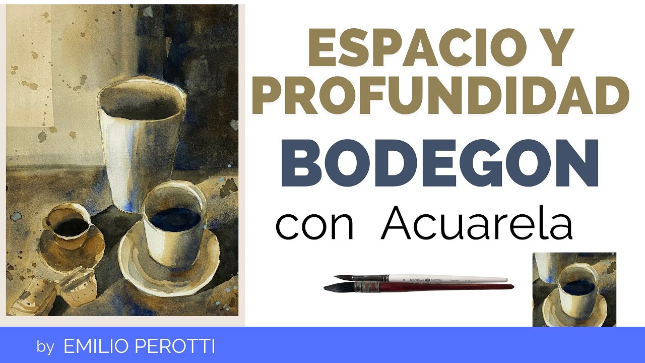 🎨 PINTO UN BODEGON CON ACUARELAS - Paso a Paso 🖌️