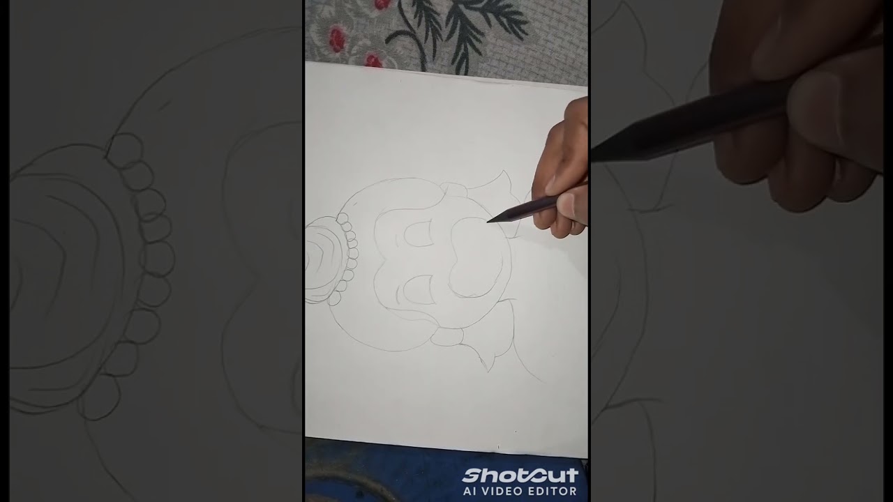 Little  hluman  ji !!  How to draw cute Hanuman  ji !!! Easy  drawing  step by step  for beginners .