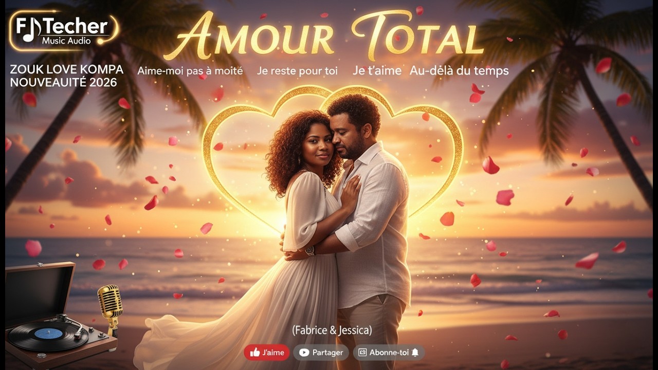 FJ Techer – Amour Total (EP 3 titres) | Afro Zouk / Kompa Romantique 2026( Fabrice & Jessica)