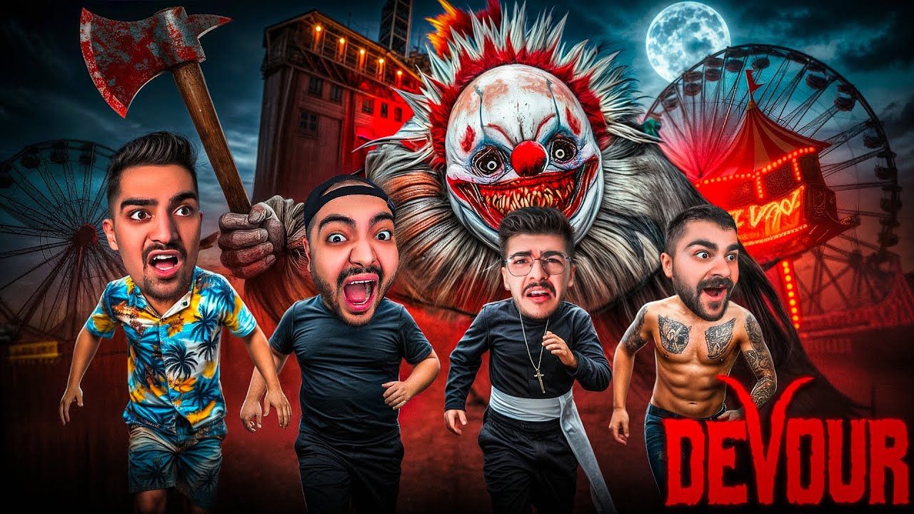 دلقک بچه باز افتاد دنبالمون !! 😂😰 DEVOUR