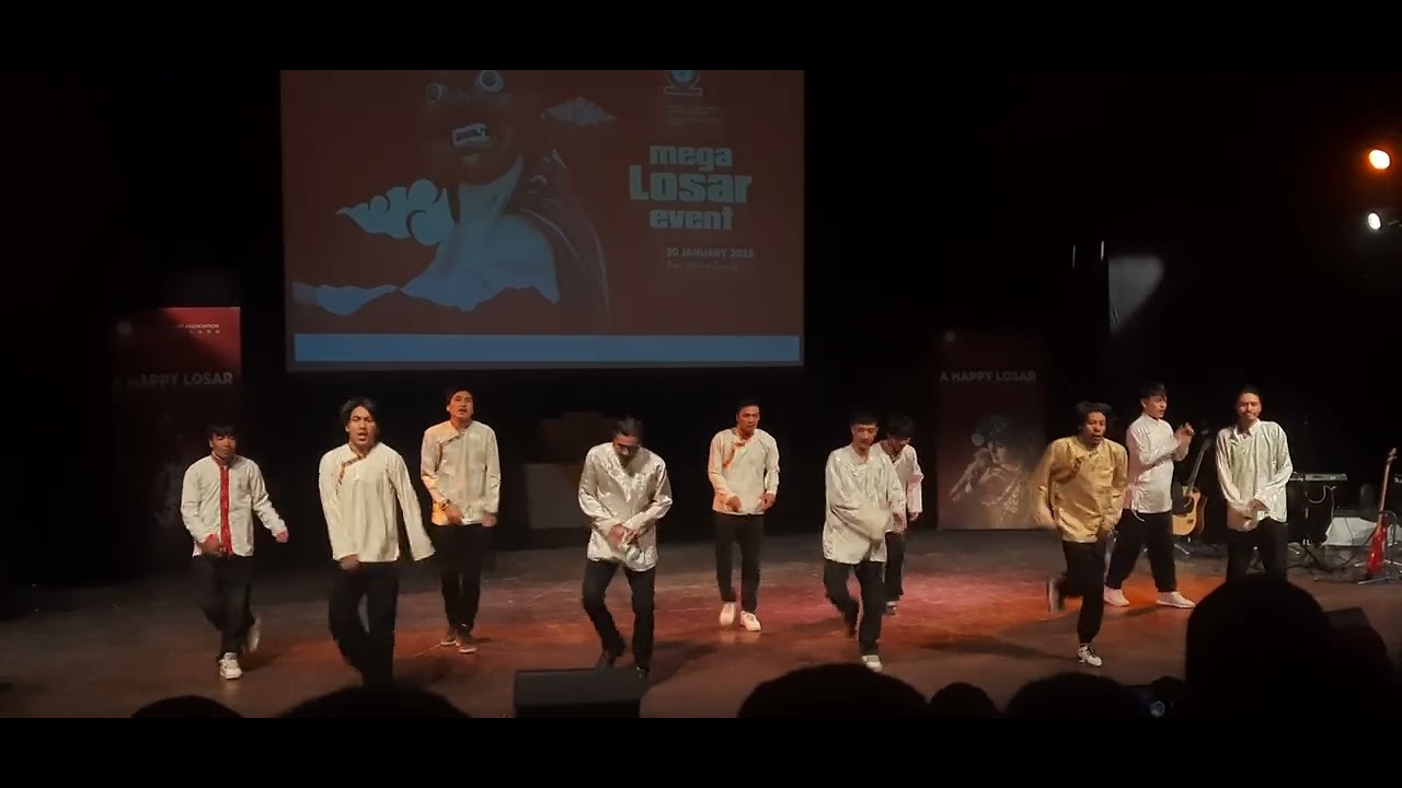 Ladakhi boys [Mashup dance] || Chandigarh Losar (30Jan, 2023)