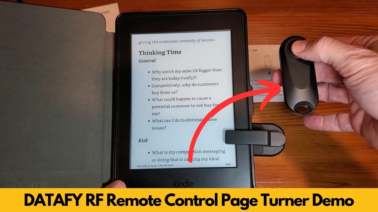 DATAFY RF Remote Control Page Turner Demo and Review