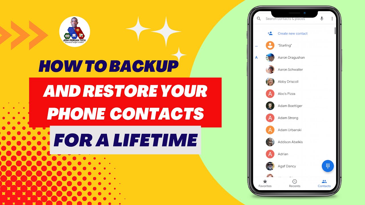 How to Backup and Restore Your Contacts for a Lifetime in 2022 | Never to Lose Them Again