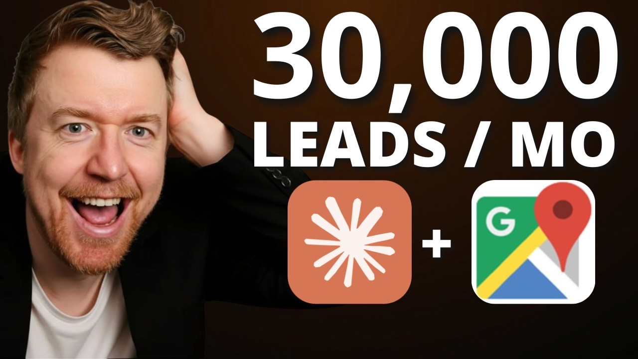Claude Cowork + Google Maps = Finds and Contacts 30,000 Leads/Mo (100% Automated)
