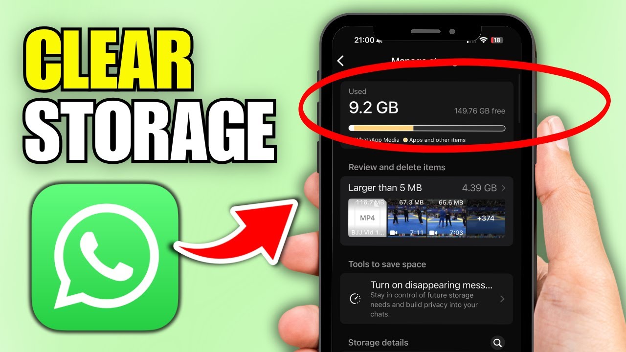 Как очистить хранилище WhatsApp на iPhone (полное руководство)