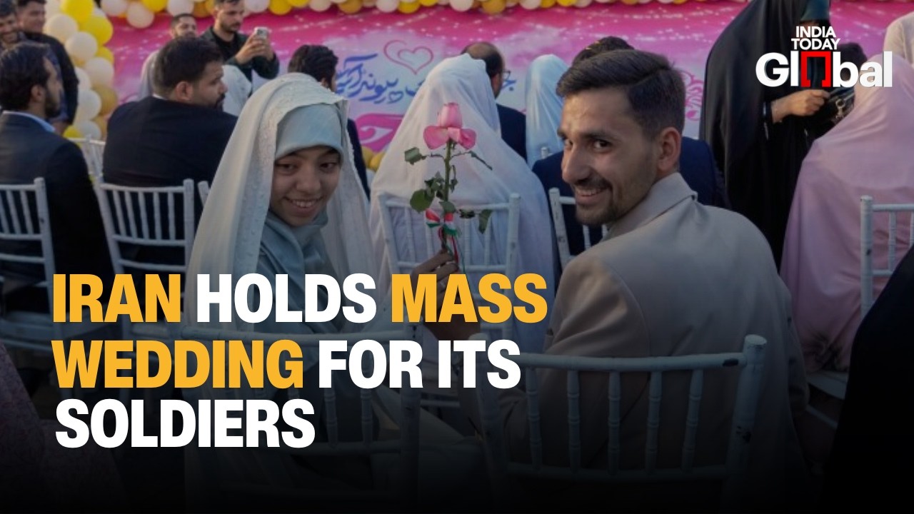 Tehran Holds Massive Military Wedding Ceremony For Iran Defense Couples In Imam Hossein Square