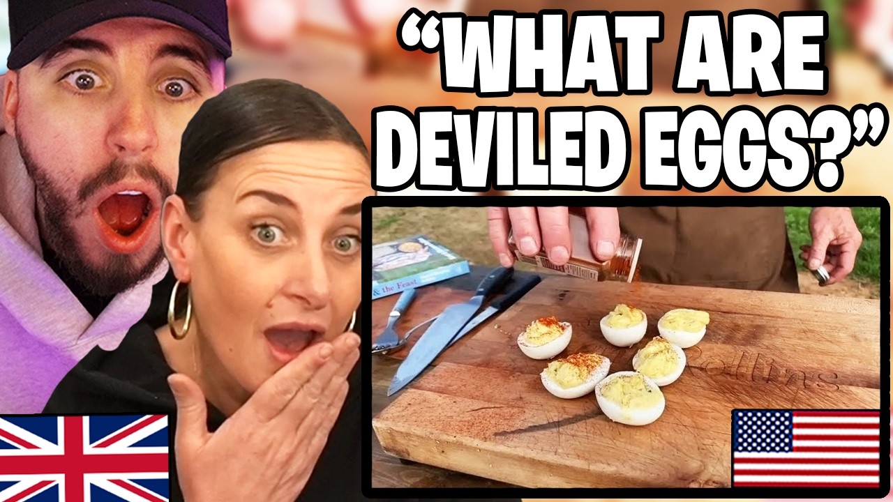 British Mum SHOCKED at this American Dish! What are Deviled Eggs?