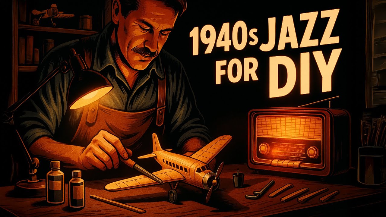 1940s Jazz for DIY & Creative Work – Keep Your Hands Busy and Your Mind at Ease #jazzforwork