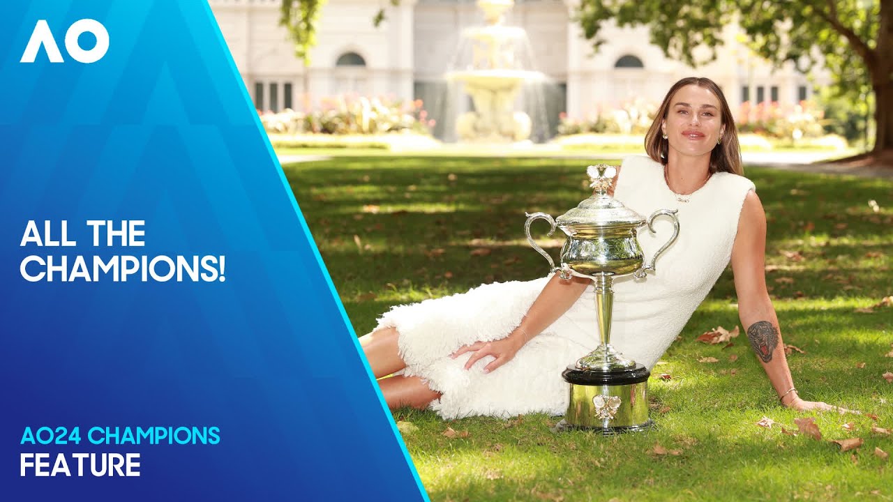 All of Your AO24 Champions | Australian Open 2024