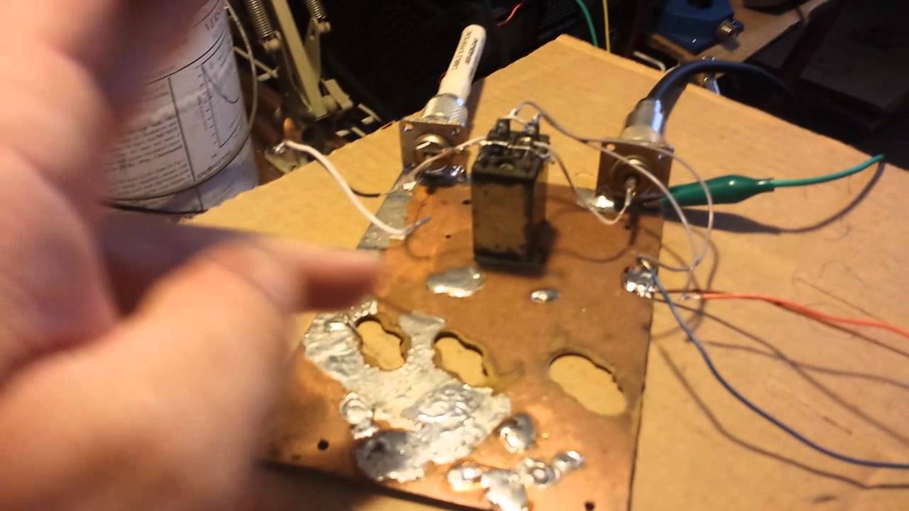 RX-Pre Amplifier For CB or HF Radio Demonstration