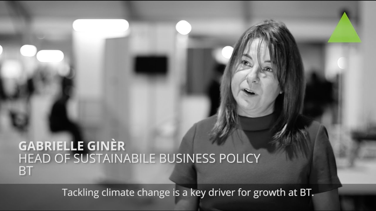 Tackling climate change is a key growth driver at BT Group - Gabrielle Gin&eacute;r
