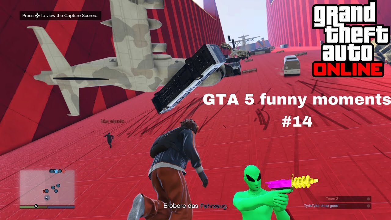 GTA 5 funny moments #14 (dariel raging, cargobob fun and electric shock fun)