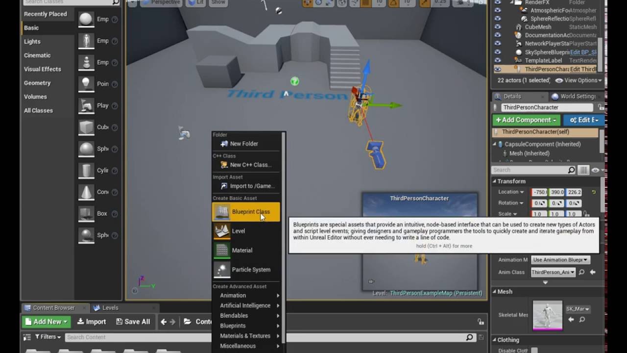 Unreal Engine 4 - Climbing a Ladder
