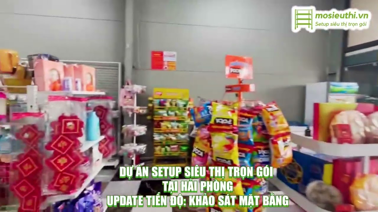 Khảo sát mặt bằng setup siêu thị tại Hải Phòng