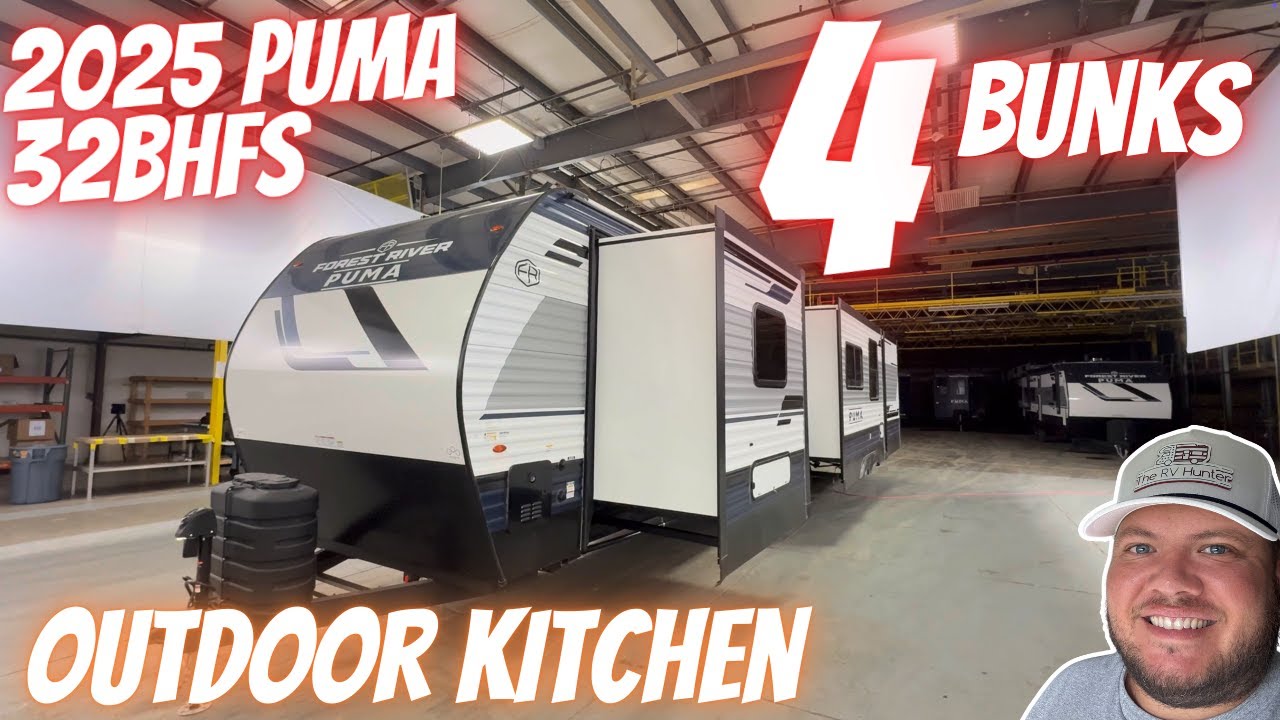 2025 Puma 32BHFS | Bunk Model with Outdoor Kitchen!