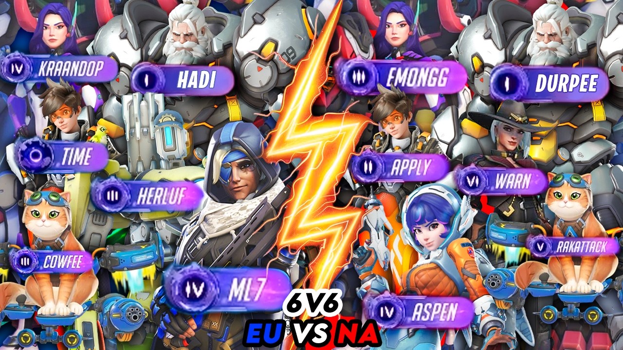 SUPPORT POV: EU VS NA 6V6 SHOWMATCH
