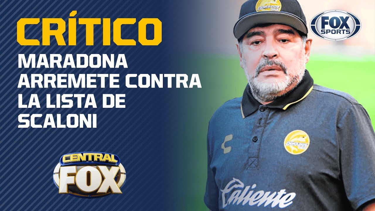 Maradona explota contra Scaloni por no convocar a Agüero con Argentina