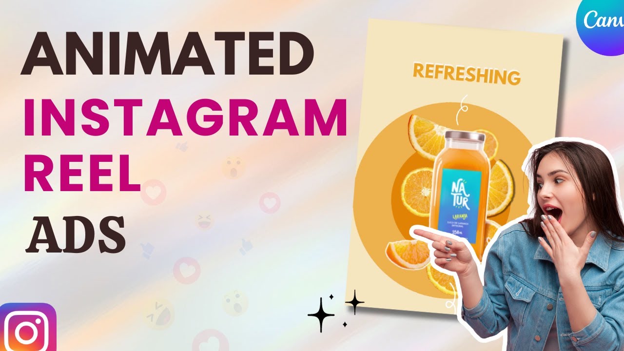 How To Make Animated Instagram reel ads in CANVA? | Canva Design ads | Canva Creations