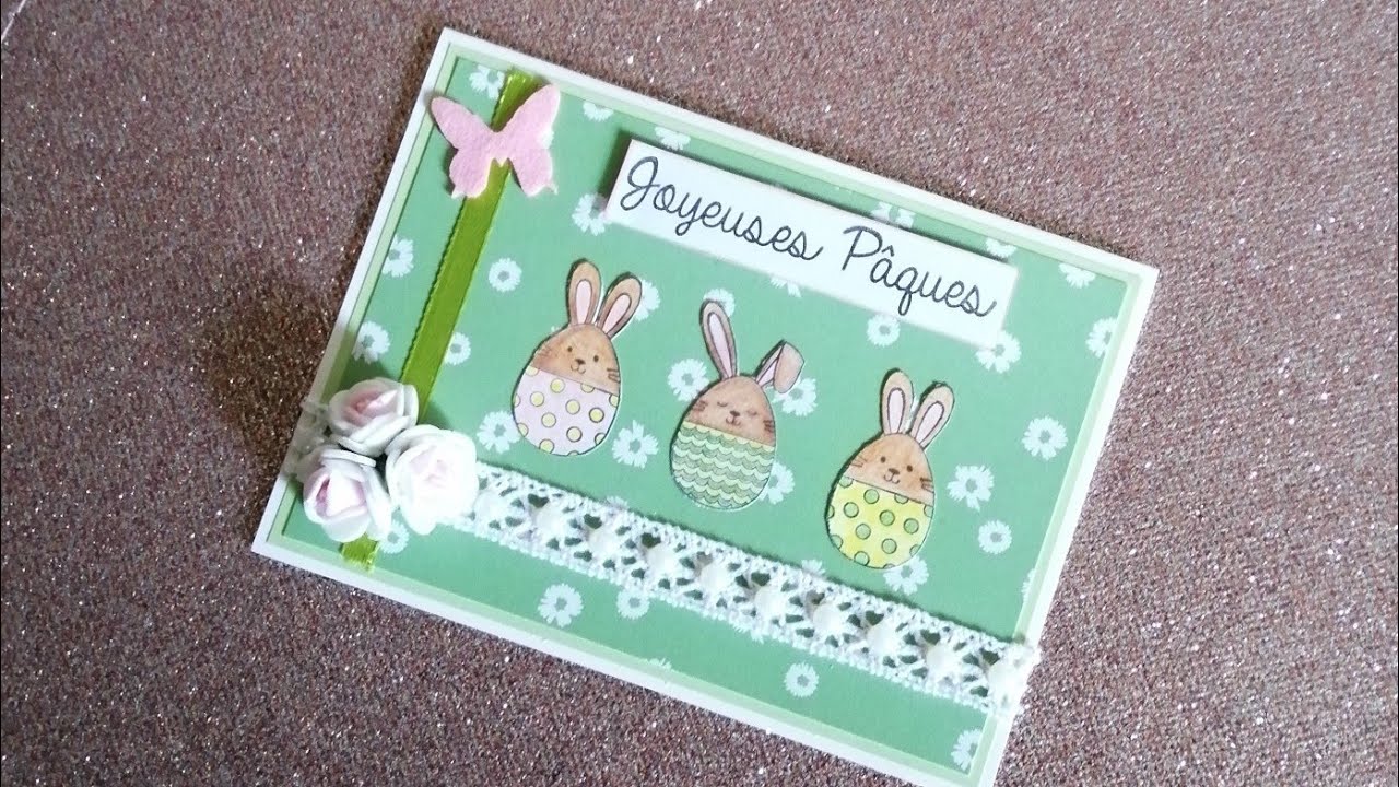 #tuto #carte pâques
