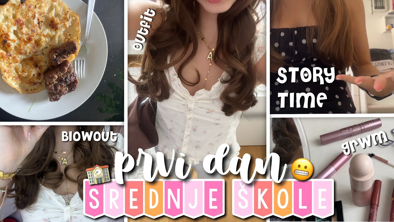 Moj PRVI dan SREDNJE škole 📆🫣🏫 | +STORYTIME