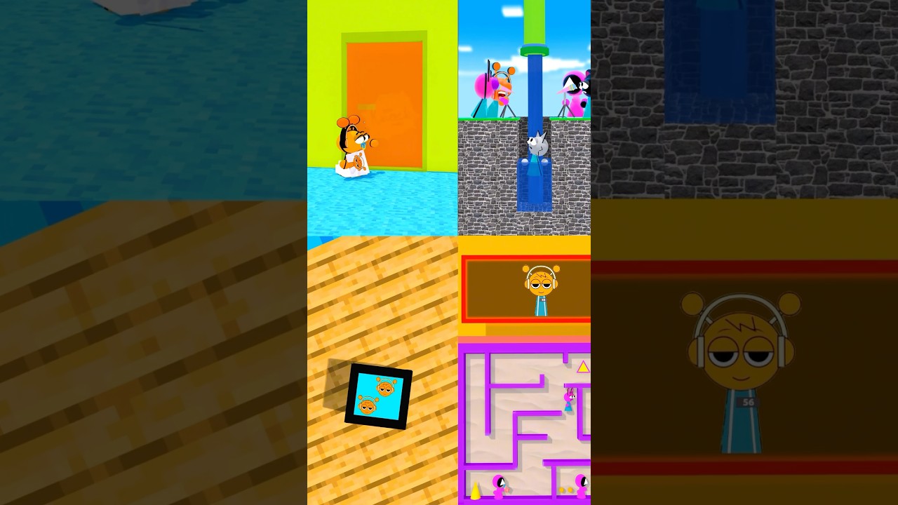 Squid Game And Sprunki - Mega Compilation