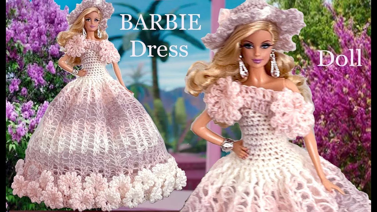 VESTIDO DE ÉPOCA Bonito Modelo para Muñeca Barbie de Moda