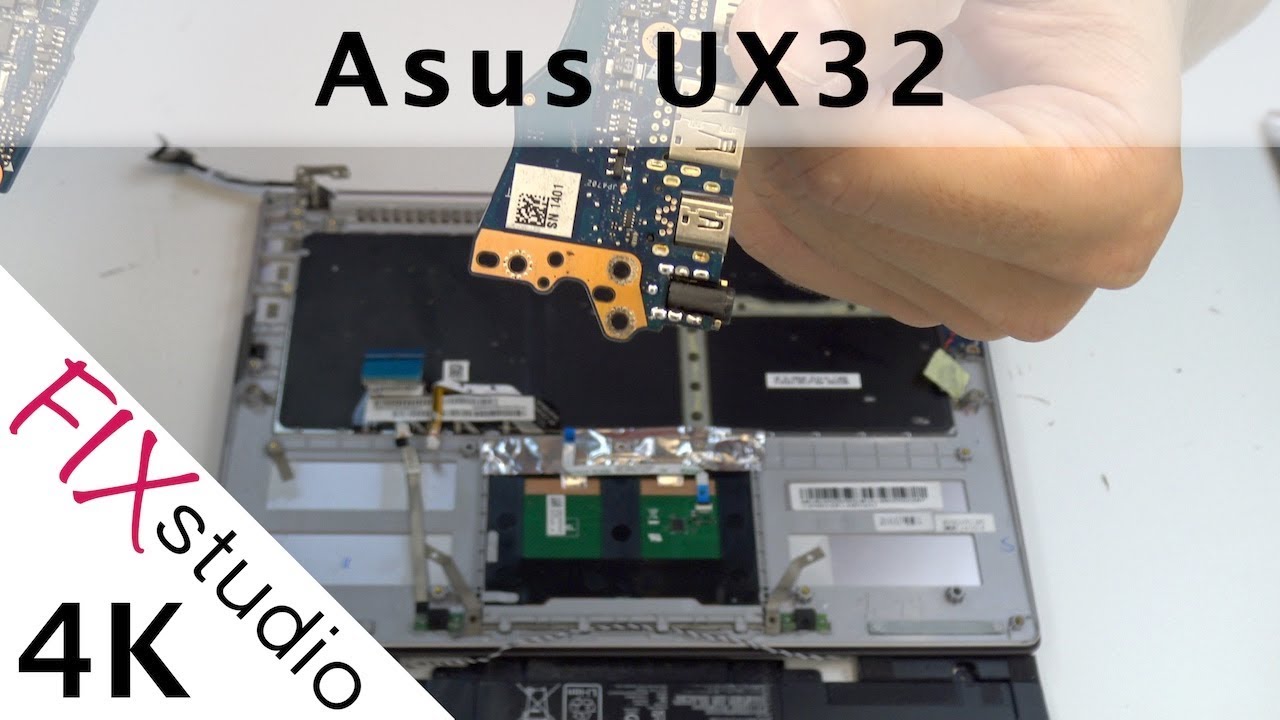Asus UX32 - how to fix power socket [4K]
