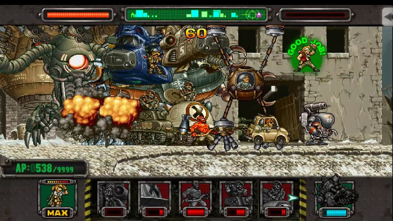 [HD]Metal slug defense. WIFI!  NON-MEDAL BOSS  Deck!!! [2 VS 2] (1.40.0 ver)
