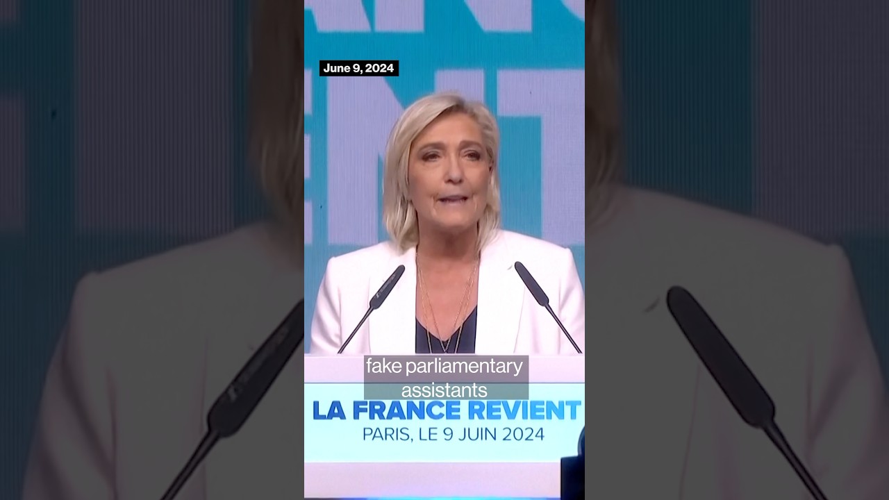 Marine Le Pen can't run in next French election #politics #france