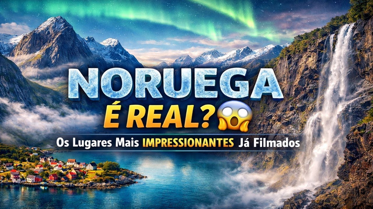 NORUEGA É REAL? 😱 | Os Lugares Mais Impressionantes Já Filmados em 4K