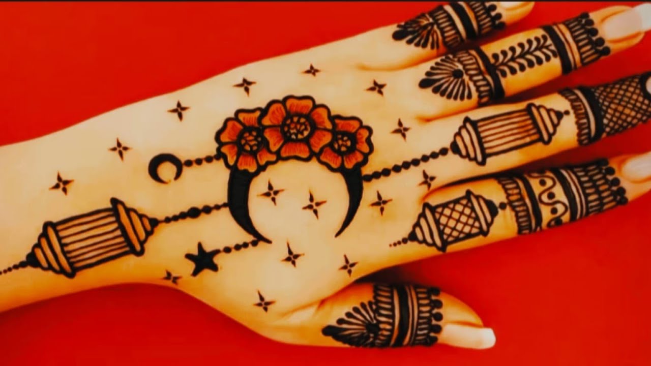 ||chand rat Eid special new mehndi design simple mehndi design🌛||