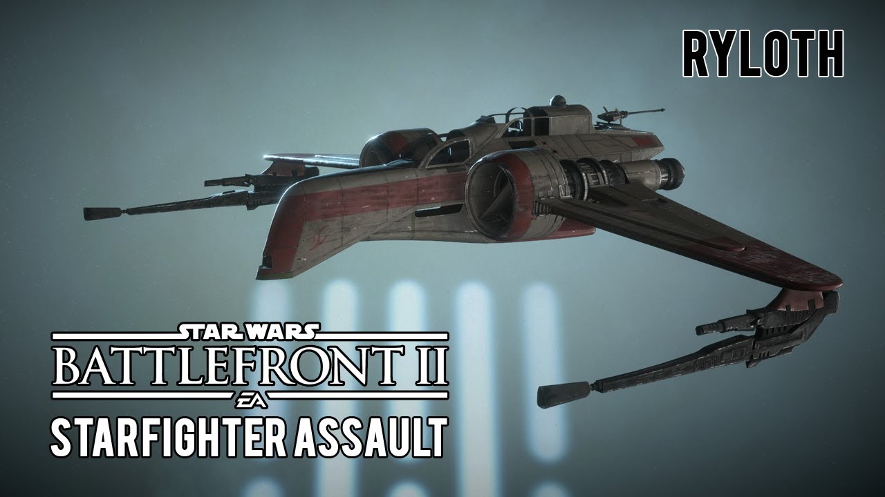 Star Wars Battlefront II: Starfighter Assault (PS4) no commentary - RYLOTH Republic ARC-170