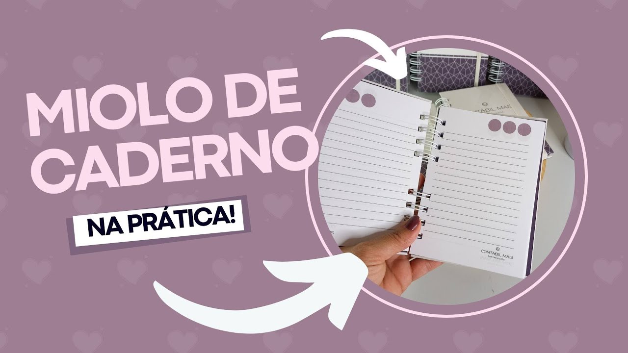 Criação de miolo de caderno personalizado / como eu coloco a logomarca do cliente.