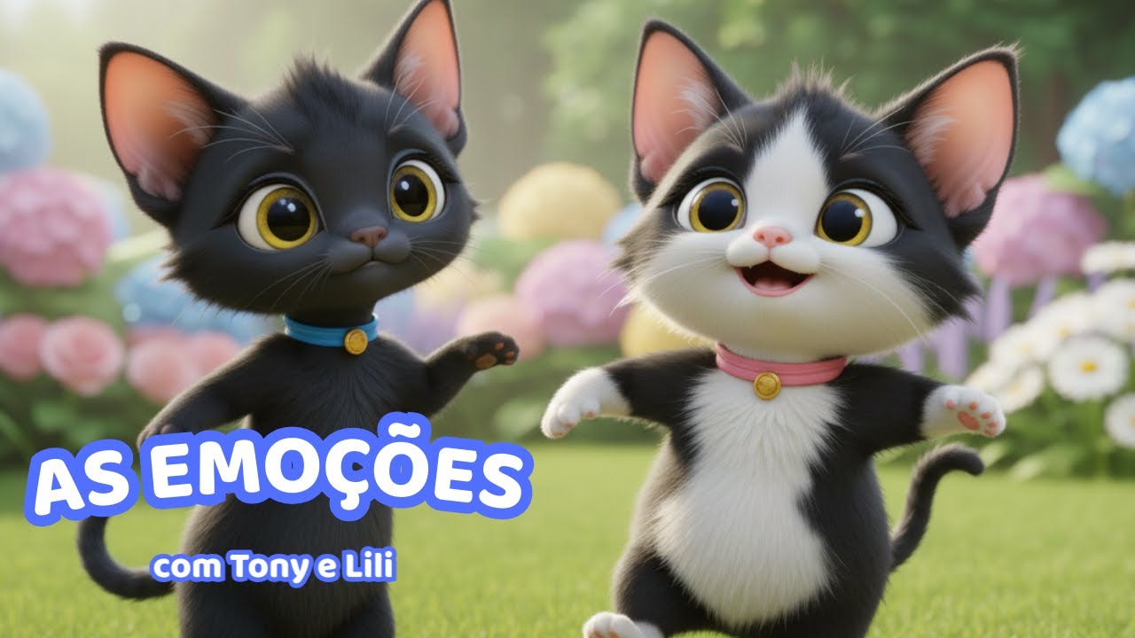COMO EU ME SINTO? Com Tony e Lili 💛🐱 | Musica infantil para bebês