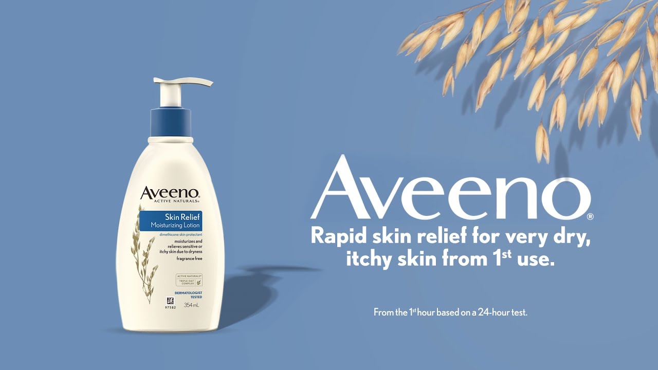 Soothe very dry & sensitive skin with Aveeno Skin Relief Moisturizing Lotion