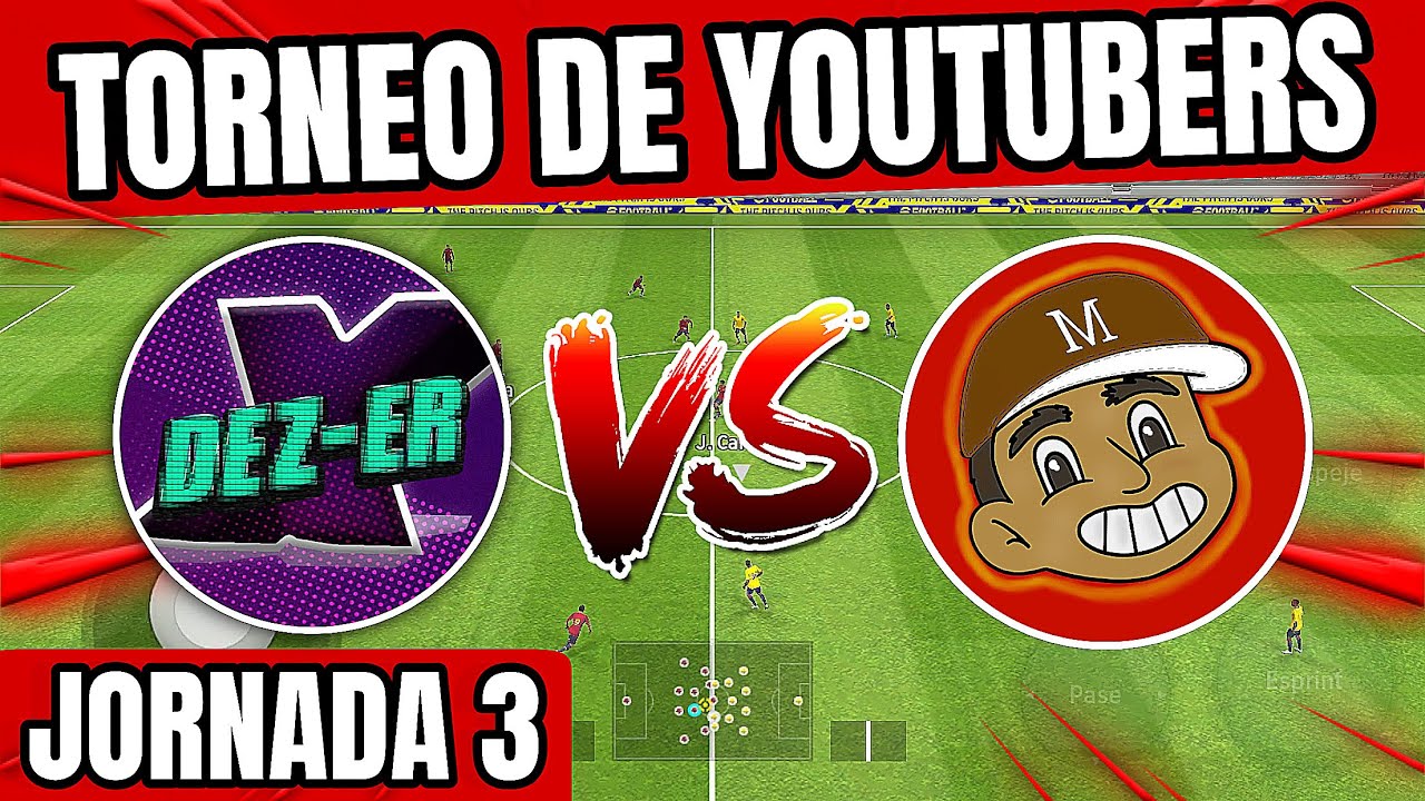DEzXeR vs ElMaca03 | Torneo de YouTubers: JORNADA 3 | eFootball Mobile