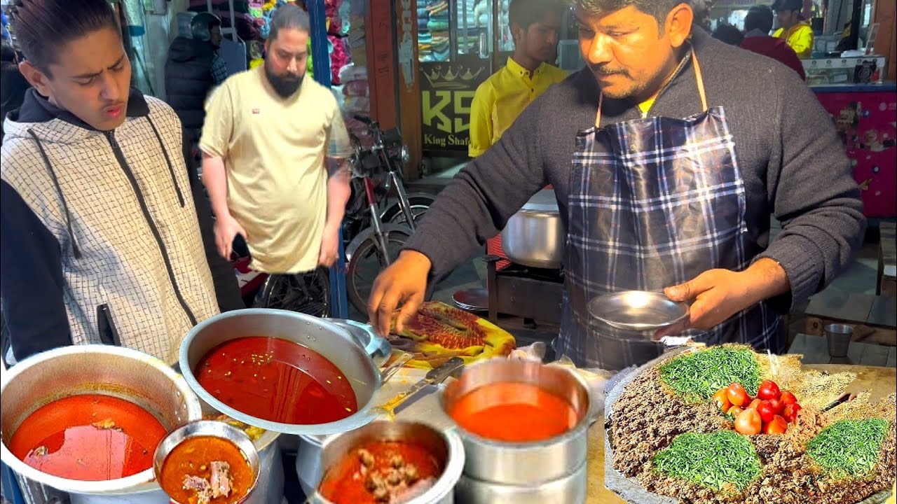 LOW PRICE PUNJABI DESI FOOD ROADSIDE MINI CHEAPEST DHABA PAKISTAN STREET FOOD | JANA BAHI FOOD POINT