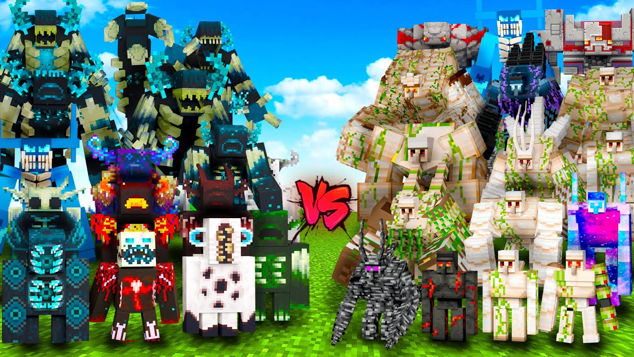 My computer selects its WARDEN vs my computer selects its IRON GOLEM