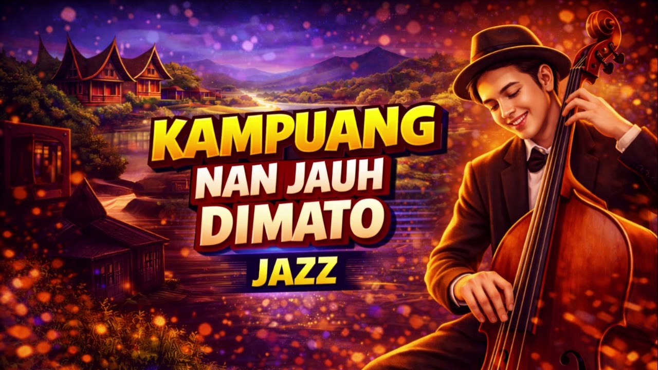 Kampuang Nan Jauh Di Mato - Smooth Jazz Version (Relaxing Cafe Music) ☕🎷