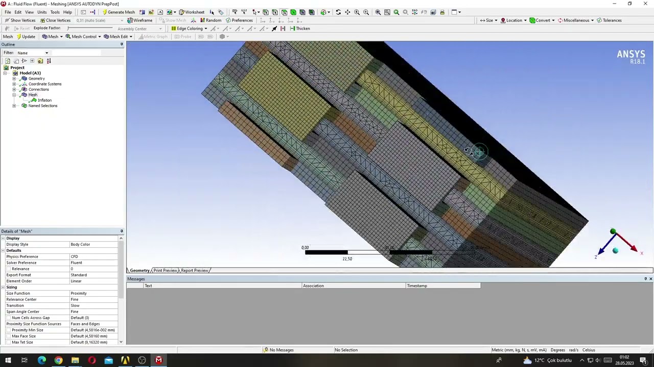 Li-Ion Battery Simulation Using MSMD Model with Liquid Cooling in Ansys
