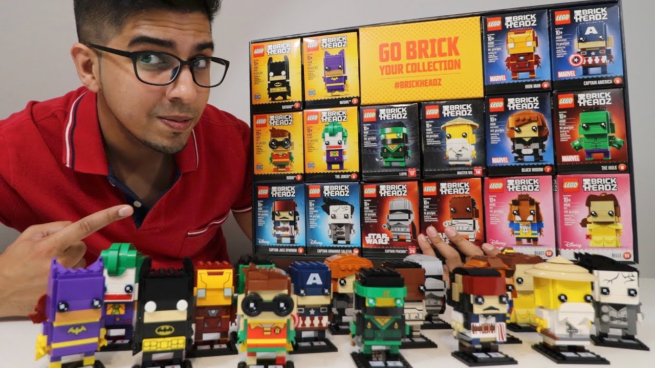 UNBOXING & BUILD - The LEGO BRICKHEADZ Custom Box -  Special Exclusive Complete Collection Gift