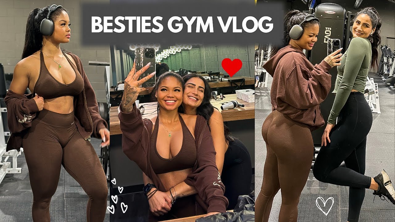 VLOG: GYM DATE WITH ME & MY BESTIE 💞 GLUTE & HAMSTRINGS FOCUSED
