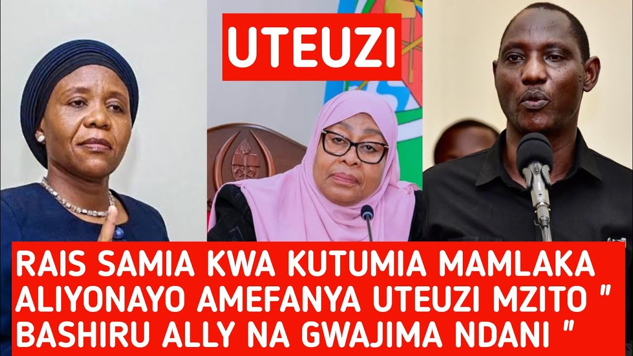 BREAKING NEWS: RAIS SAMIA AFANYA UTEUZI MZITO MDA HUU 
