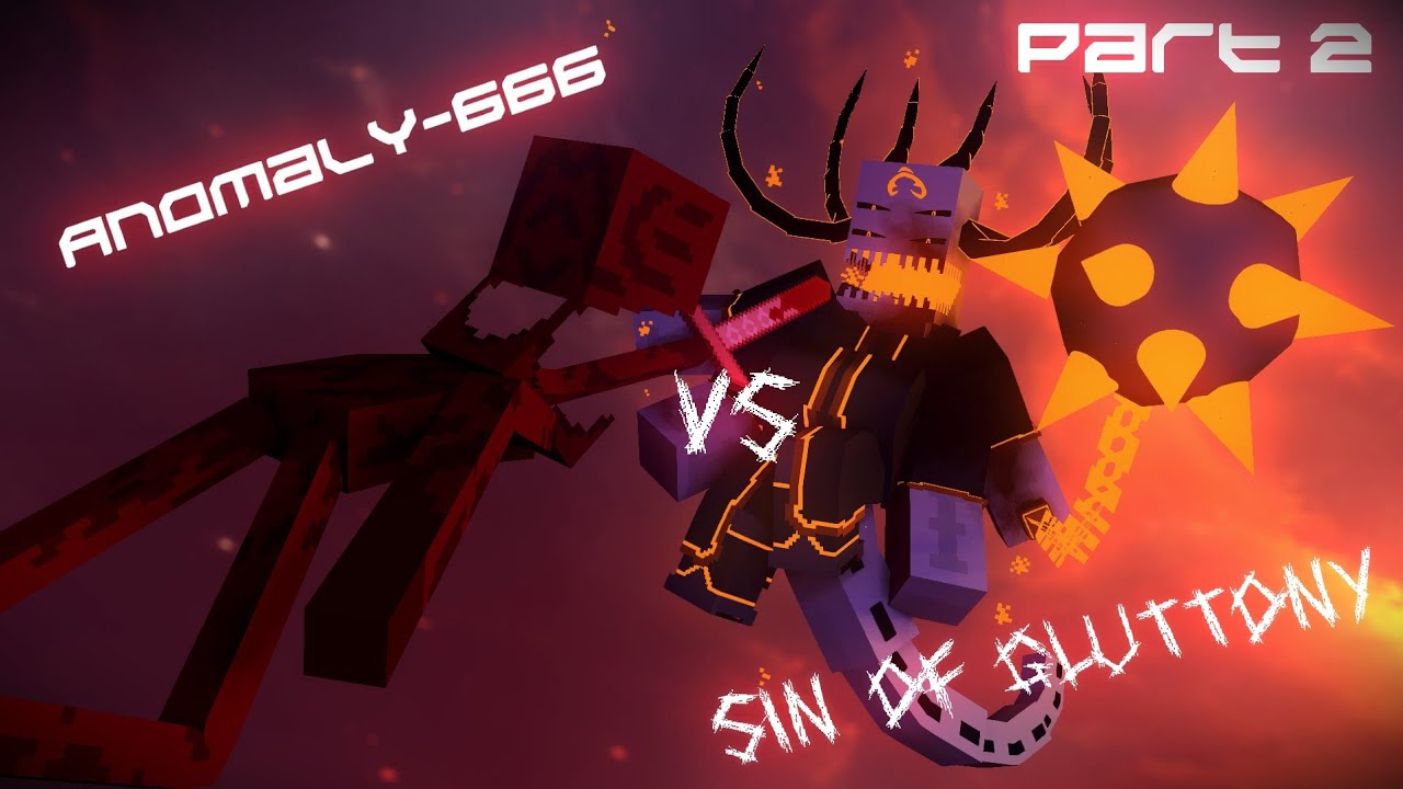 (COLLAB) Sin Of Gluttony Vs AML-666 Part 2 - Minecraft Animation