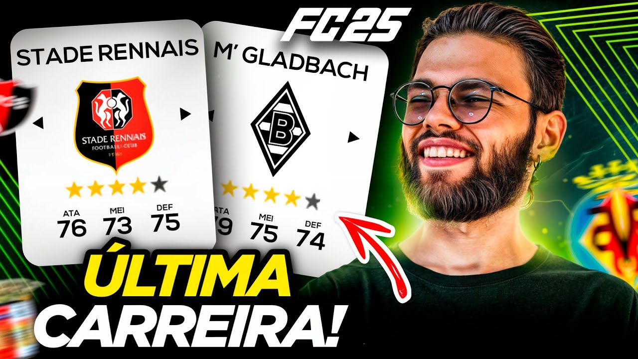 7 TIMES PARA A ÚLTIMA CARREIRA do FC25! - Indicando Clubes EA FC